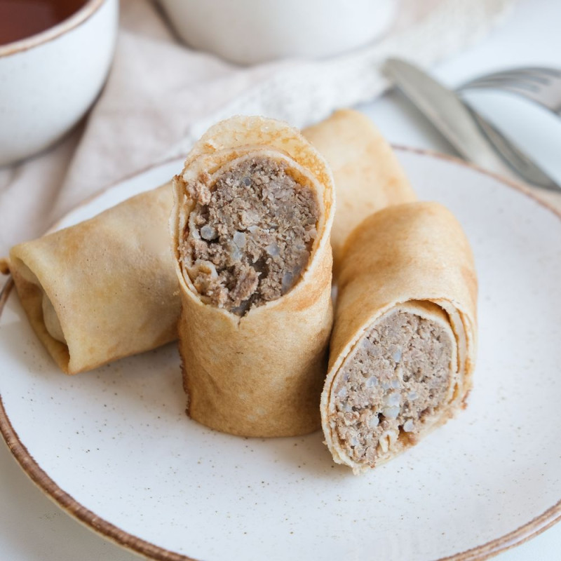 Блинчики на специальном тесте от Крошки с куриной печенкой (6шт.)